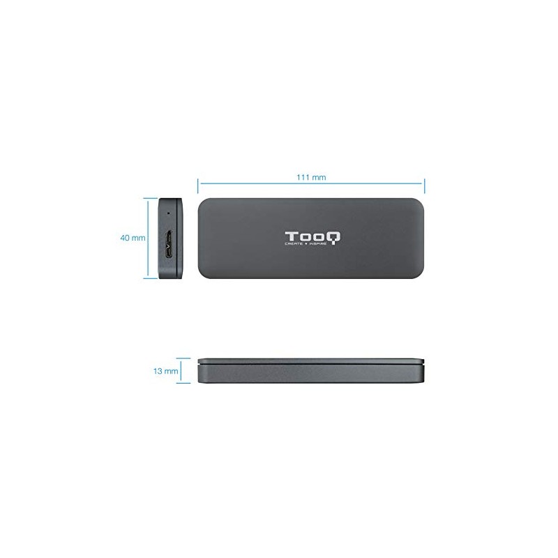 NGFF M.2 External Hard Drive Enclosure with USB 3.1 GEN1