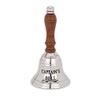 NKlaus Captain's Bell 13 cm Brass Silver Engraved Hand Bell