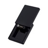MONOLIX Slim Engagement Ring Box, Thin Unique Sliding Lid, Elegant