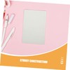 SHINEOFI 20pcs Brushed Aluminum Sublimation Blanks DIY Photo Frame Sheets
