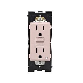Leviton Renu Self-Test Tamper-Resistant GFCI Outlet, 15-Amp, RGF15-FP, Fresh Pink Lemonade