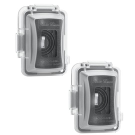 Bates Choice Weatherproof Electrical Outlet Cover, 2 Pack, 1-Gang, Outdoor Outlet Cover, Weatherproof, Outlet Cover Box