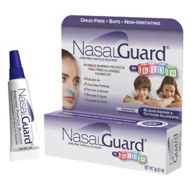 NasalGuard NasalGuard Allergy Relief & Allergen Blocker Nasal Gel for Kids - Dust, Pet Hair & Dander Blocker - Drug-Free, Safe for Kids, Non-irritating, Moisturizing (0.1 oz) Unscented