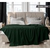 Utopia Bedding Forest Green 100% Cotton Blanket [Queen Size -