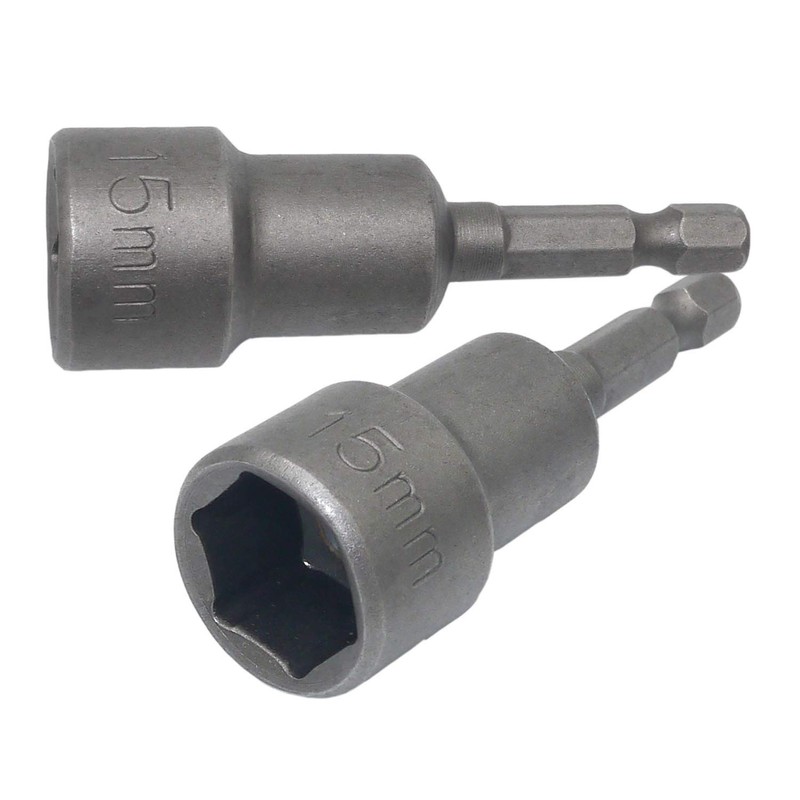 15mm Hex Shank Magnetic Nut Driver Power Screw Drill Bits