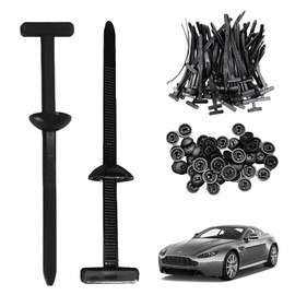 Pack of 100 Nylon Cable Ties Buckle Universal Cable Tie Buckle Reusable Cable Tie Holder Self-Locking Tie Holder Nylon Zip Ties Black Cable Ties for Car Repairs