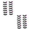 Baluue 2sets Lash Clusters Fake Eyelashes Set for Cosplay Festival