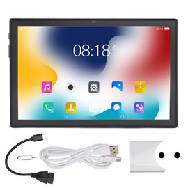 Kids 10.1 Inch Tablet for Android 13.0 8GB 256GB 2560x1600 IPS 10 Core CPU 4G Calling WIFI Tablet with Parental Control Dashboard Purple EU Plug