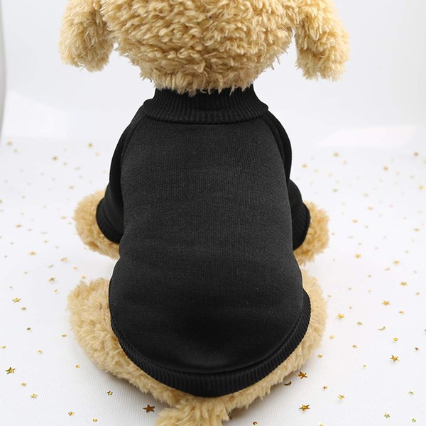 Pet Cat Dog Sweater,Warm Dog Jumpers Cat Clothes,Fleece Pet Coat