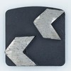 ACTINTOOL 10mm Thick Diamond Arrow Segments Redi Lock Grinding Tools