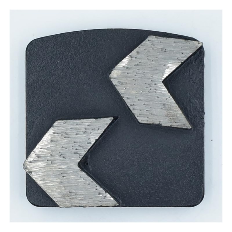 ACTINTOOL 10mm Thick Diamond Arrow Segments Redi Lock Grinding Tools
