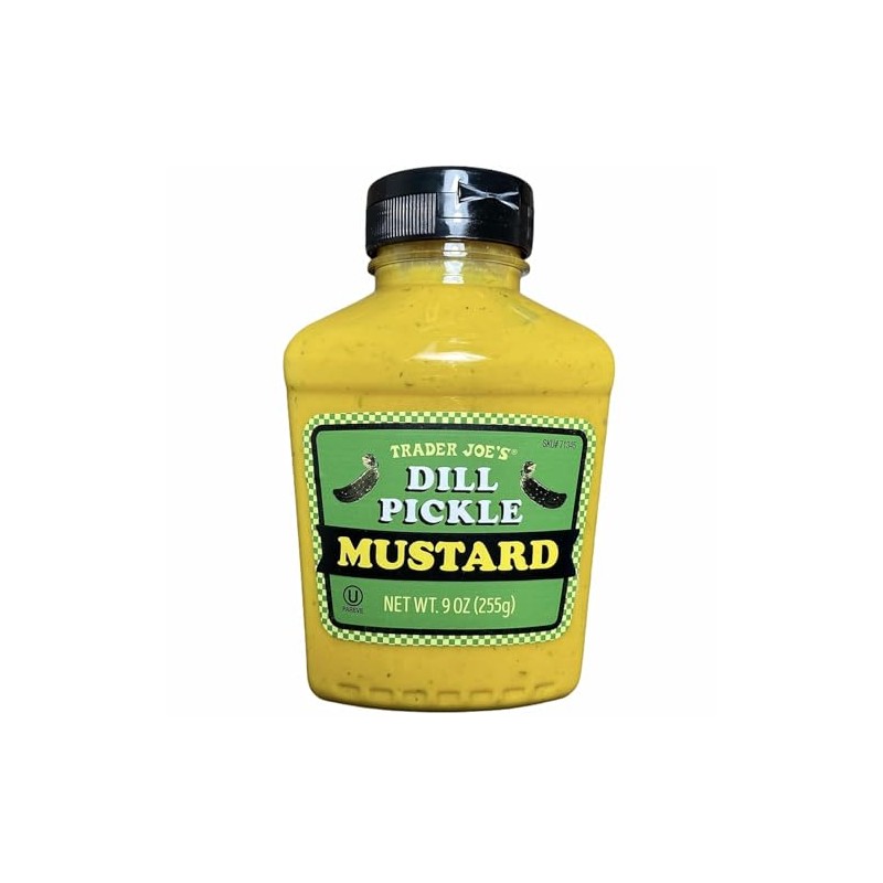 Trader Joe's Dill Pickle Mustard, 9 oz (Pack of 1)