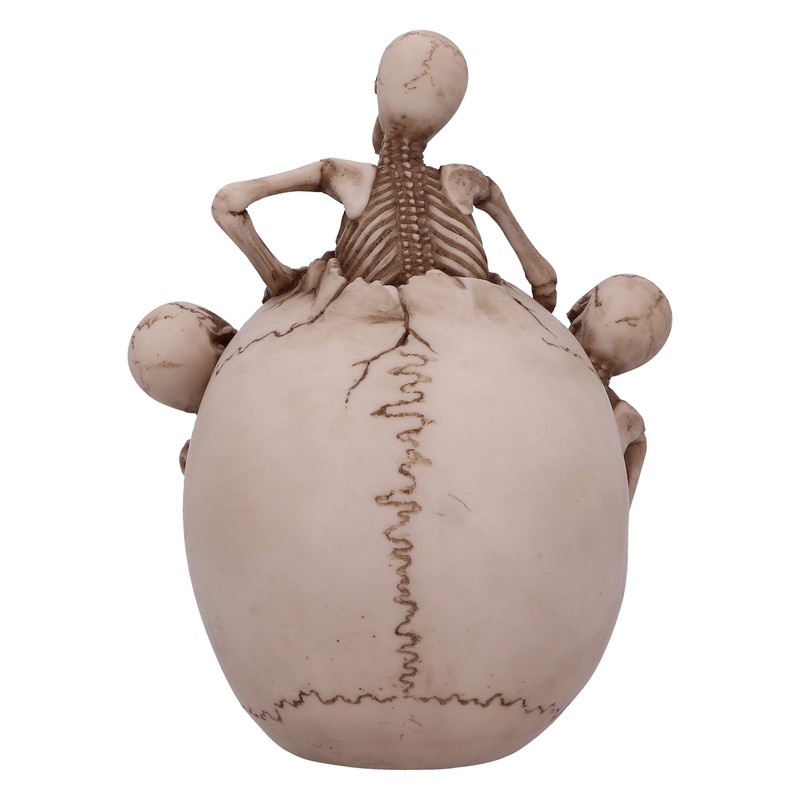 Nemesis Now Breaking Free Skeleton Emerging from Skull Ornament 17.7cm,