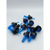 Blue Screen Liquor Bottle Pourers: 12-Pack | Durable, Easy Pour