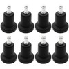 Chromcraft Bell Shape Stationary Glide to Replace Casters - (Set