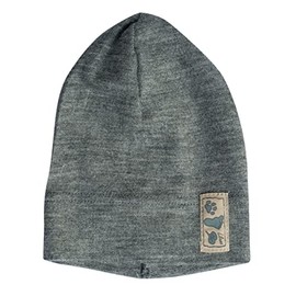 Lilano, Children's / Baby Beanie Hat, 70% Wool (kbT), 30% Silk, 210 g/m², gray