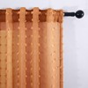 KOUFALL Burnt Orange Curtains 84 Inch Length for Living Room,Bohemian