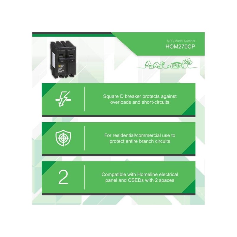 Homeline Circuit Breaker 70 Amp Bulk