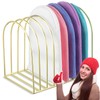 Hicarer Beanie Holder Organizer Metal Beanie Hat Display Stand Knitted