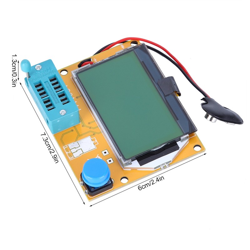 Transistor Tester Checker Graphical LCRT4 ESR SCR Meter 12864 LCD