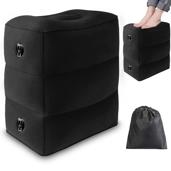 Sunshine smile Inflatable Footrests, Foot Rest Cushion, Leg Cushion, Foot