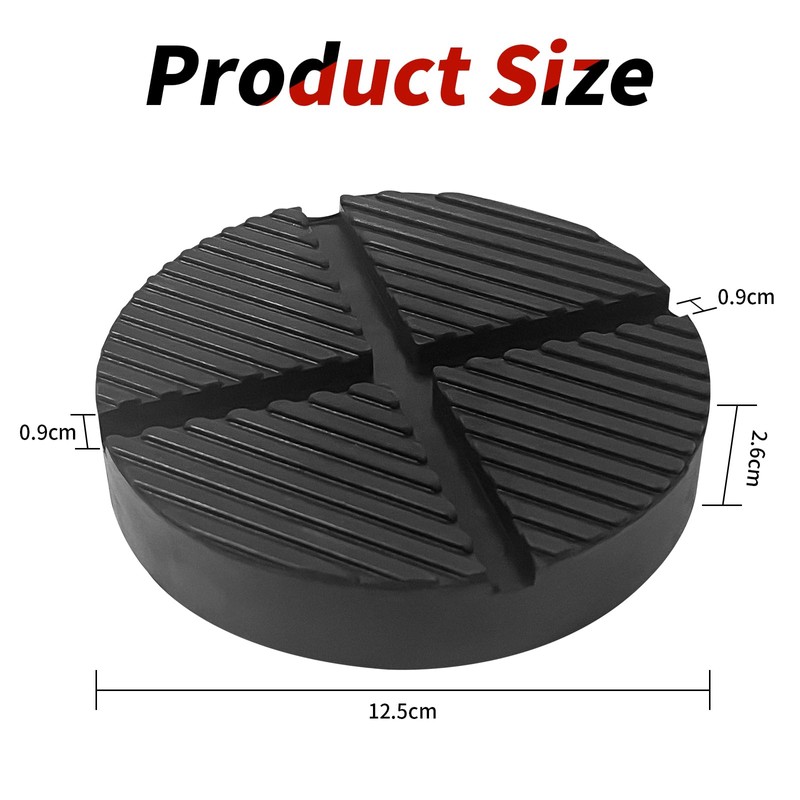 starfa lab Universal Jack Rubber Cushion, Black Portable, Horizontal Universal
