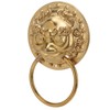 Door Knocker Chinese Style Animal Head Style Modelled Antique Brass
