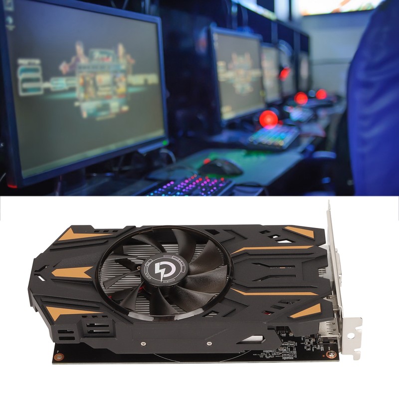 RX550 4G Graphics Card Single Fan 128bit GDDR5 1071MHz Core