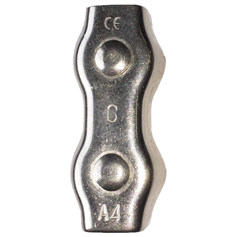 Sunload Duplex Wire Rope Clamp Stainless Steel AISI 316 V4A,