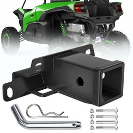 Upgraded 2 Inch Hitch Receiver Compatible with Kawasaki Teryx KRX 1000 2020 2021 2022 2023 2024 2025 and Teryx KRX4 1000 2023 2024 2025