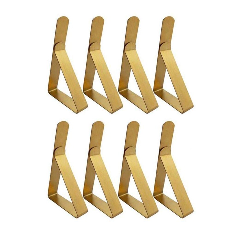 IME Table Cloth Clips 8 Pcs Adjustable Tablecloth clips Stainless