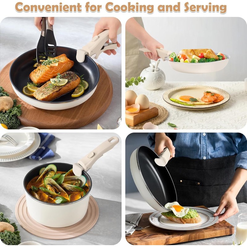 Detachable Universal Pot Handle Clip, 1Pc Detachable Cookware Pan Handled