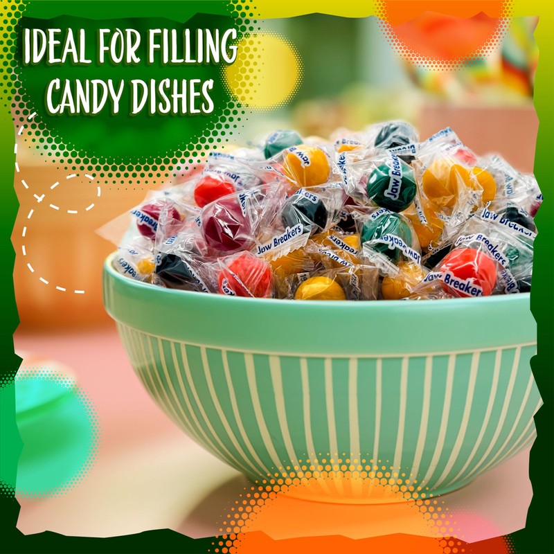 Jawbreaker Candy 1.5-Pound Bag | Assorted Fruit Flavors | Classic