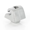 LST W126 Sun Visor Holder Clips Grey Silver