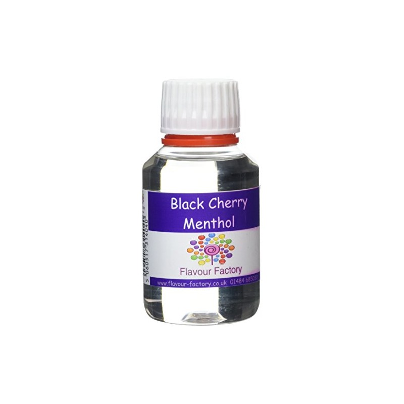 Flavour Factory Black Cherry Menthol Intense Food Flavouring, 100 ml