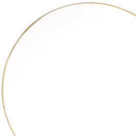 " OCCASIONS " 60 Piece Plates Pack, Disposable Wedding Party Plastic Bowls (16oz Soup Bowl, Bali in White & Gold)