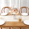 Betylifoy Macrame Table Runner Boho Table Runners Beige Rustic Coffee