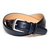 KIETH KE21463-29 Men's Business Belt, Genuine Leather, Navy, Smooth Leather,