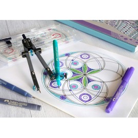 Faber-Castell 155436"Broadpen 1554" Fineliner - Violet,0.8 mm
