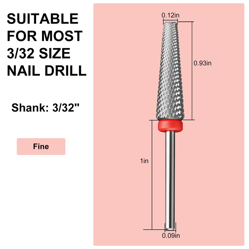 C12rtive Super Long 5 in 1 Tungsten Carbide Bit, Electronic