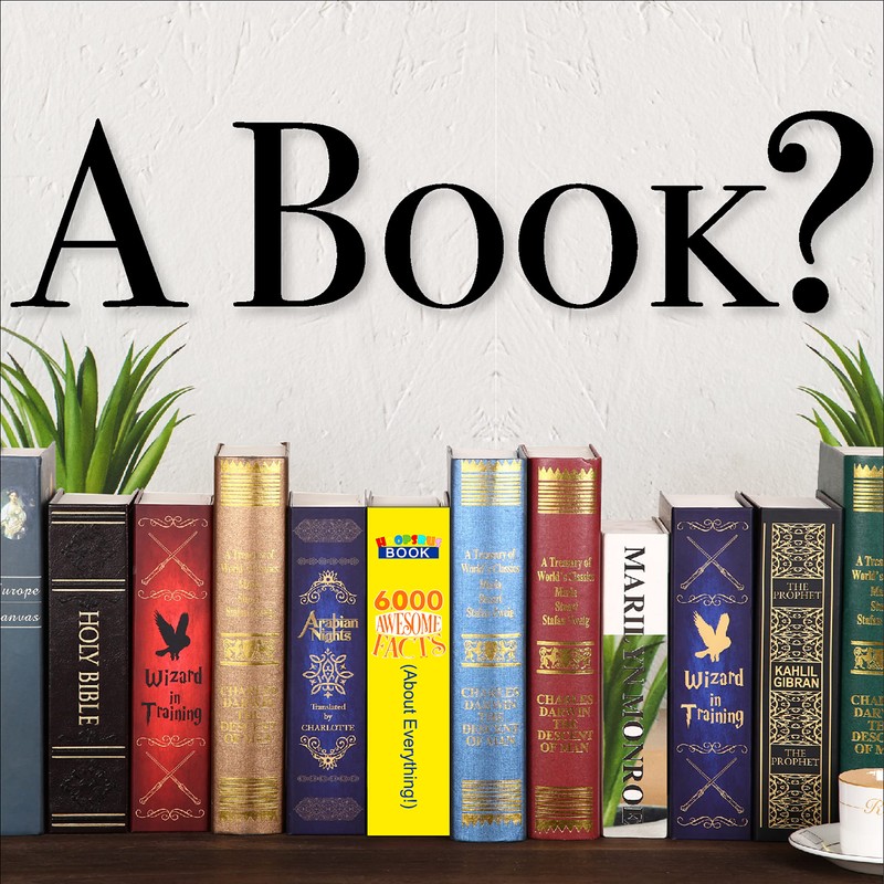 Facts Book Safe with Combination Lock Secrect Hidden Safe,Diversion Book