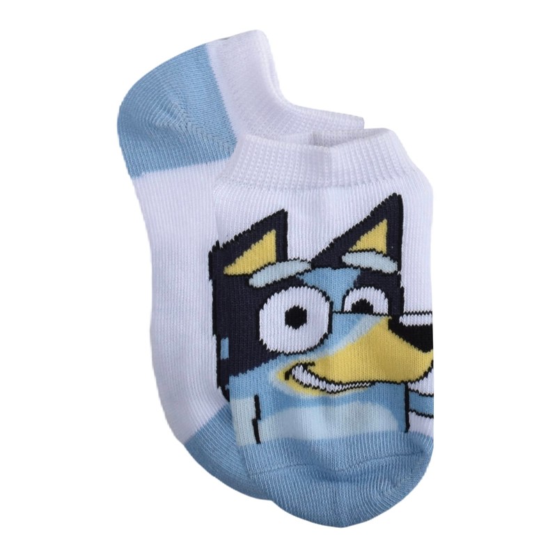 Bluey Kids No Show Socks, Blue, Small