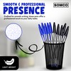 SOMCO - Pack of 5 Black & 5 Blue Biro