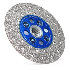 VOSIDUE 4 Inch Diamond Brazed Blade Granite Grinding Diamond Blade Fast Cutting and Grinding Shaping Diamond Disc for Angle Grinder