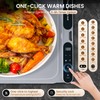 Large Food Warming Tray with Adjustable Timer & Temperature Control