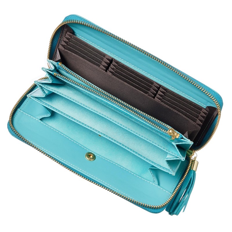 [VOICE] Italian MASINI Cowhide Leather Pitti Women's Long Wallet, Used