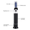 Salinity Refractometer, 0-100% Handheld Salinometer with Temperature Compensation Salinity Meter
