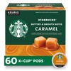 Starbucks K-Cup Coffee Pods, Flavored Hot or Iced Coffee, Caramel,