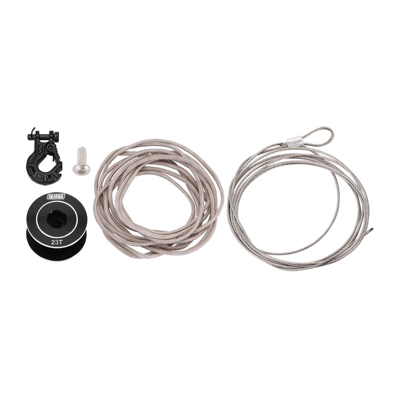 INJORA 35KG Digital Winch Servo with 19mm*11mm Winch Spool Kit