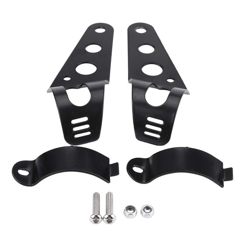 KIMISS Fork Headlight Mount, 35-43mm Motorcycle Headlight Mount, Fork Tube